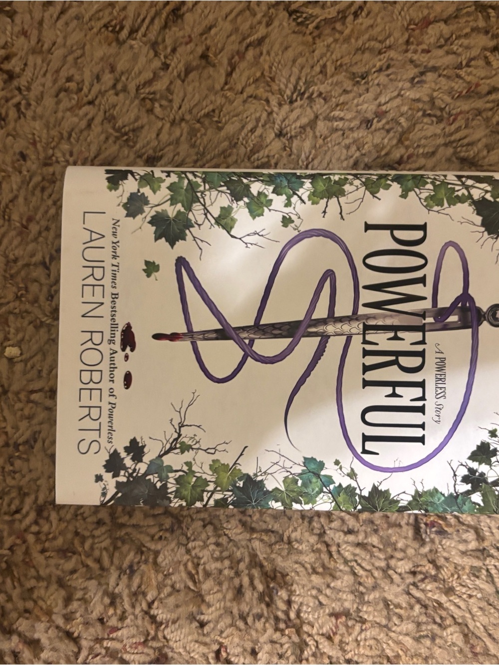 Powerful by Lauren Roberts - White Cover with Purple Accents